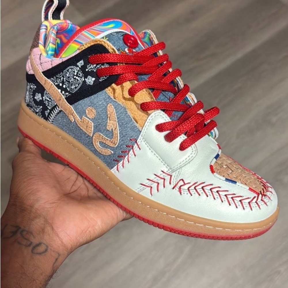 Sia collective: what the scraps d.1.y lows Stylish Multicolor Men's Sneakers